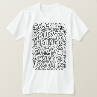 Creatief Doodle Art T-Shirt Design