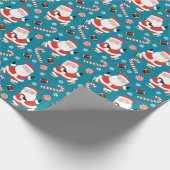 Creatief Football kerstcadeaupapier Cadeaupapier (Hoek)