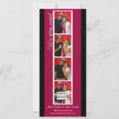 Creatief Fotohokje Save the Date (Rood & Zwart) (Voorkant)