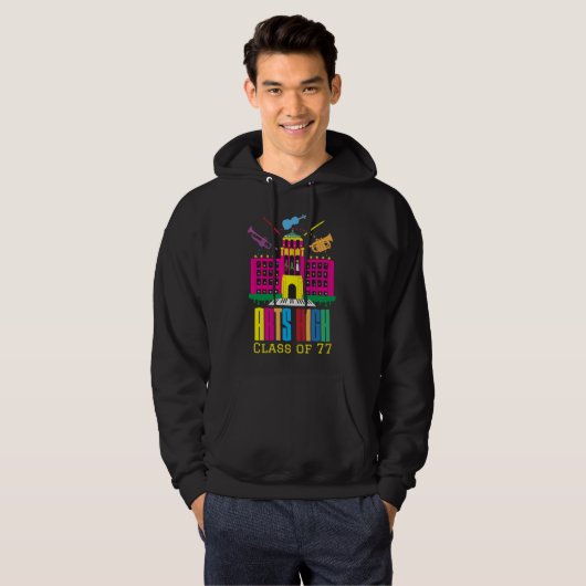 Creatief gebouw  kunsten hoodie (Voorkant volledig)