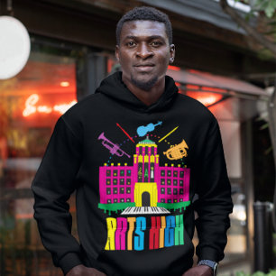 Creatief gebouw kunsten hoodie