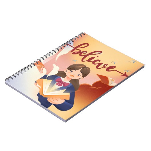 Creatief geïllustreerd ontwerp Notitieboek (Linkerzijde)