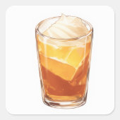 Creatief geïnspireerd ontwerp vierkante sticker (Voorkant)