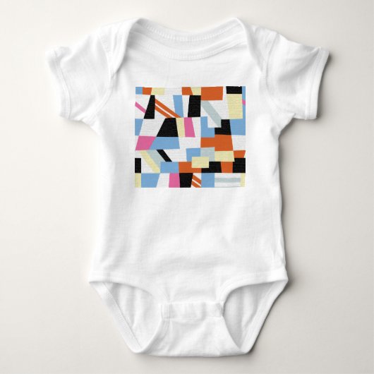 Creatief Geometrisch: Lengte Patroon Ontwerp Romper (Voorkant)