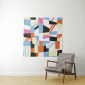 Creatief Geometrisch: Lengte Patroon Ontwerp Wandkleed (In Situ (horizontaal))