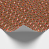 Creatief geometrisch, modern Abstract rood. Cadeaupapier (Hoek)