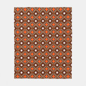 Creatief geometrisch, modern Abstract rood. Fleece Deken (Voorkant)