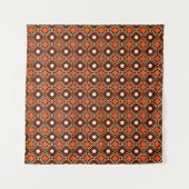 Creatief geometrisch, modern Abstract rood. Wandkleed (Voorkant (horizontaal))