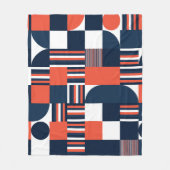Creatief Geometrisch: Modern naadloos ontwerp Fleece Deken (Voorkant)