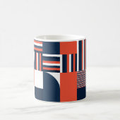 Creatief Geometrisch: Modern naadloos ontwerp Koffiemok (Center)
