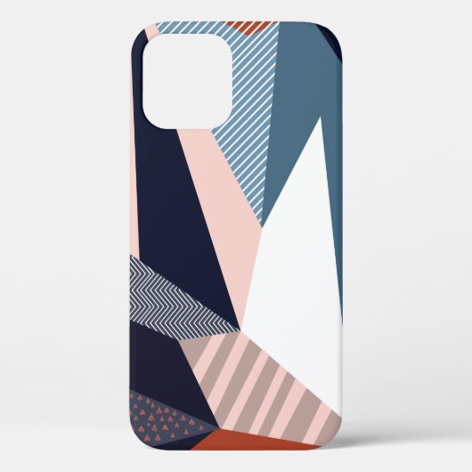 Creatief geometrisch patroon met verschillende vor Case-Mate iPhone case (Achterkant)
