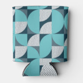 Creatief geometrisch vormpatroon blikjeskoeler (Voorkant)