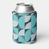 Creatief geometrisch vormpatroon blikjeskoeler (Blikje Achterkant)