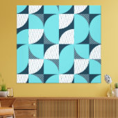 Creatief geometrisch vormpatroon canvas afdruk (Insitu (Woonkamer))