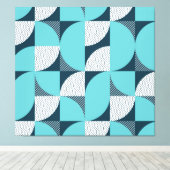 Creatief geometrisch vormpatroon canvas afdruk (Insitu (Houten vloer))