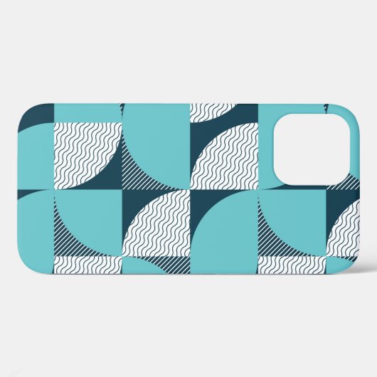 Creatief geometrisch vormpatroon Case-Mate iPhone case (Achterkant (horizontaal))