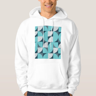 Creatief geometrisch vormpatroon hoodie