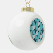 Creatief geometrisch vormpatroon keramische bal ornament (Links)