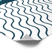Creatief geometrisch vormpatroon poster (Hoek)