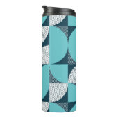 Creatief geometrisch vormpatroon thermosbeker (Geroteerd rechts)