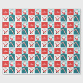 Creatief Gevist kerstcadeau Cadeaupapier (Vlak)