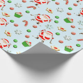 Creatief Golf Kerstcadeau Cadeaupapier (Hoek)