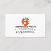 Creatief Goud Bouwen Handyman Tools Visitekaartje (Achterkant)