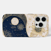 Creatief Goud Yin Yang Nachtdag Mandala Case-Mate iPhone Case (Achterkant (horizontaal))