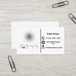 Creatief Grafisch Ontwerper Visitekaartje