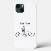 Creatief, grillig, minimalistisch Case-Mate iPhone case (Achterkant)
