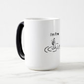 Creatief, grillig, minimalistisch magische mok (Voorkant links)