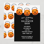 Creatief Halloween-feest Kaart (Voorkant / Achterkant)