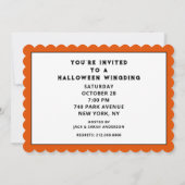 Creatief Halloween Party Kaart (Achterkant)