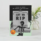 Creatief Halloween Party Kaart (Staand voorkant)