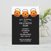 Creatief Halloween Party Kaart (Staand voorkant)
