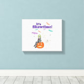 Creatief Halloween thema Canvas Afdruk (Insitu (Houten vloer))