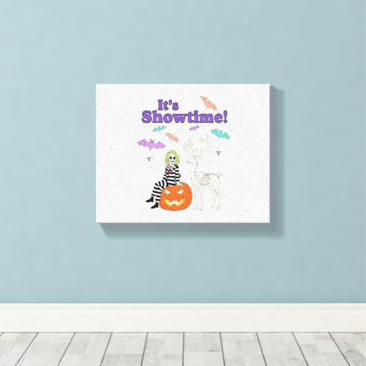 Creatief Halloween thema Canvas Afdruk (Insitu (Houten vloer))