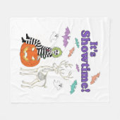 Creatief Halloween thema Fleece Deken (Voorkant (Horizontaal))