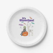 Creatief Halloween thema Papieren Bordje (Voorkant)