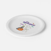 Creatief Halloween thema Papieren Bordje (Gekanteld)