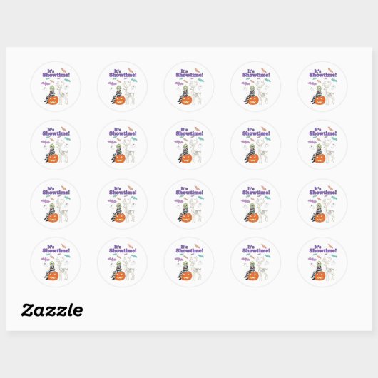 Creatief Halloween thema Ronde Sticker (Vel)