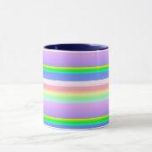 Creatief helder gestreept mok (Midden)