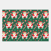 Creatief honkbal kerstcadeau verpakking inpakpapier vel (Voorkant 3)