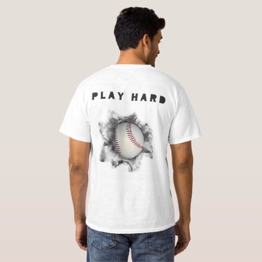 Creatief Honkbal T-shirt (Achterkant volledig)