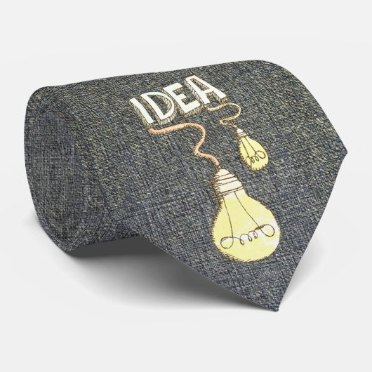 Creatief Idee voor Lamp Vintage Retro  Stropdas (Opgerold)