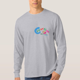 Creatief in Uitvoering Kleurrijke Artistieke Citaa T-shirt