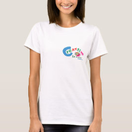 Creatief in Uitvoering Kleurrijke Artistieke Quote T-shirt