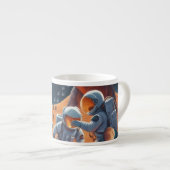 Creatief inpakpapier espresso kop (Voorkant rechts)