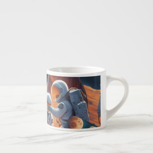 Creatief inpakpapier espresso kop (Rechts)