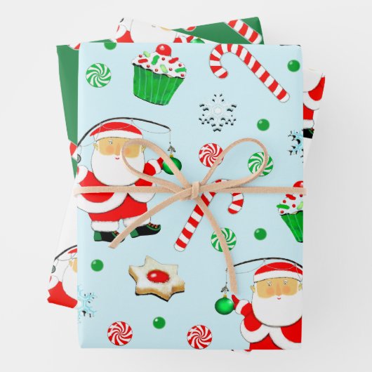 Creatief Kerst Vis Geschenk Inpakpapier Vel (In situ)